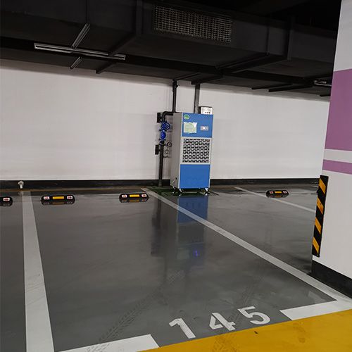 万科溪望地下车库采用御彩轩除湿机解决潮湿难题